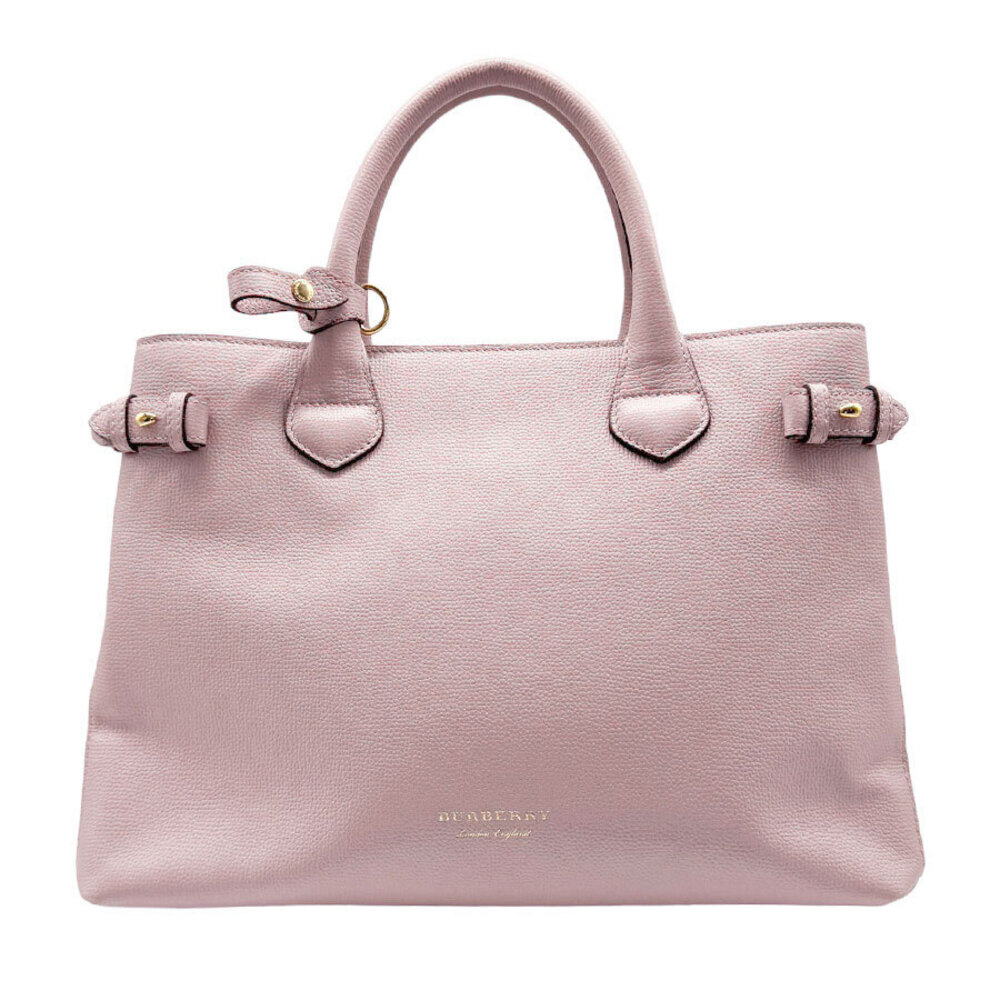 Burberry Pink Leather Shoulder Handbag Bag - Picture 2 of 4